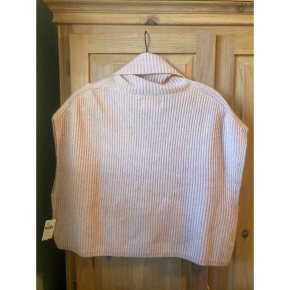 Anthropologie | NWT 100% Cashmere Enza Oversized Ribbed Sweater Vest | Small - Picture 4 of 6